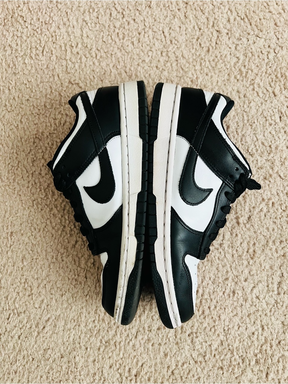 Bike Dunk Panda Black & White Low-Top Sneakers